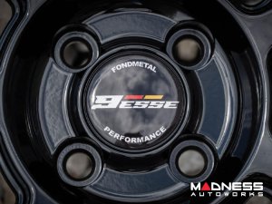 FIAT 500 Custom Wheels - 9esse - Fondmetal - Gloss Black - 17"